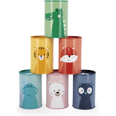 Chamboule tout - Chamboule tout enfant, jeu plein air enfant - Janod