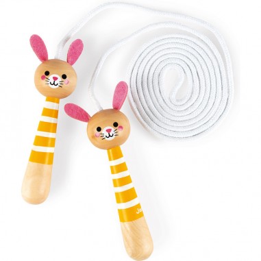 Corde à Sauter Lapin Happy Garden - bois - : Sports & Activités d'extérieur - Janod