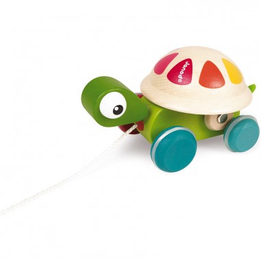 Jouet à Trainer Tortue Zigolos - Jouets à tirer et pousser - Janod