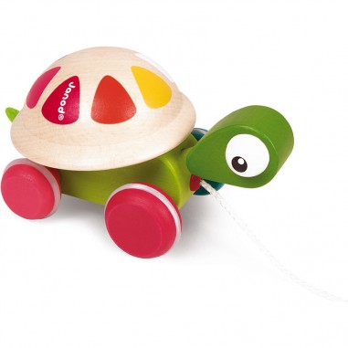 Jouet à Trainer Tortue Zigolos - Jouets à tirer et pousser - Janod