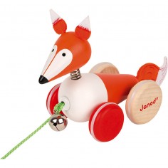 Renard à Promener Zigolos - bois - : Jouets à promener & à pousser - Janod