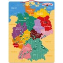Puzzle Carte d'Allemagne Magnétique - bois - Janod