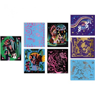 Scratch Arts Chevaux Licornes Janod