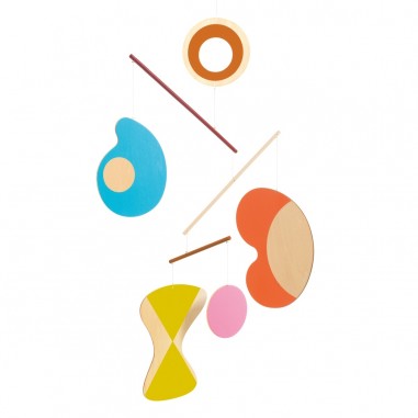 Djeco - Mobiles bois Abstraction - Little Big Room By Djeco