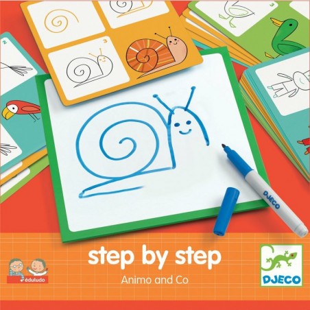 Step by step Animals Djeco