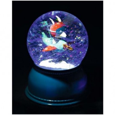 Veilleuse neige - Avion - Little Big Room By Djeco