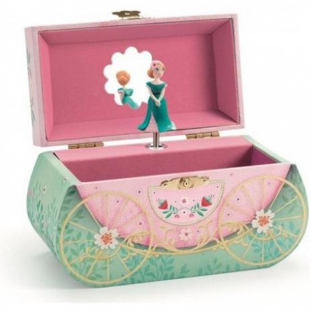 Boîte à bijoux musicale Balade en carrosse Djeco - Little Big Room By Djeco