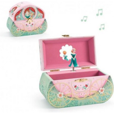 Boîte à bijoux musicale Balade en carrosse Djeco - Little Big Room By Djeco