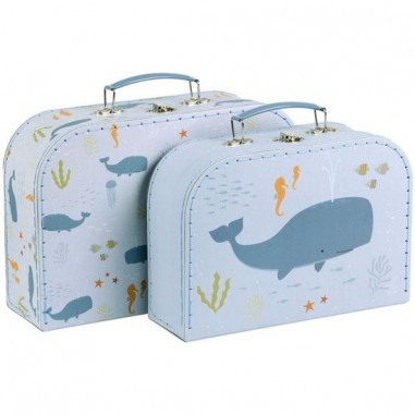 Set de valises Océan - A Little Lovely Company