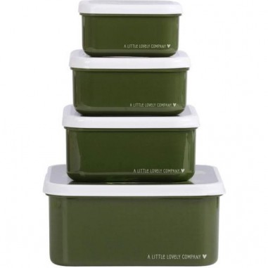 4 boites à goûter crocodiles - A Little Lovely Company