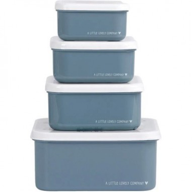 4 boites à goûter véhicules - A Little Lovely Company - Boîtes Alimentaires