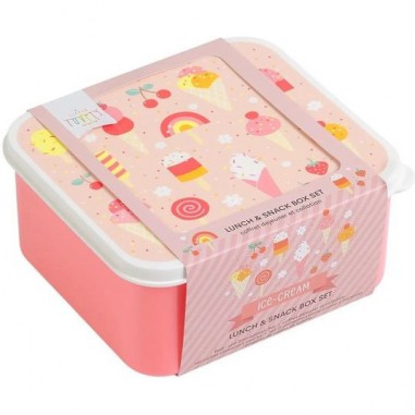 4 boites à goûter glaces - A Little Lovely Company - Boîtes Alimentaires