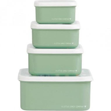 4 boites à goûter joie - A Little Lovely Company - Boîtes Alimentaires