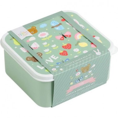4 boites à goûter joie - A Little Lovely Company - Boîtes Alimentaires