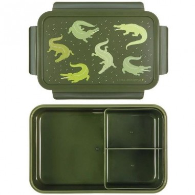 Boite à lunch bento crocodiles - A Little Lovely Company - Boîtes Alimentaires