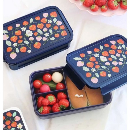 Boite à lunch bento fraises - A Little Lovely Company - Boîtes Alimentaires