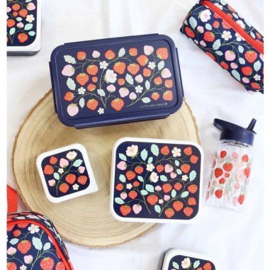 Boite à lunch bento fraises - A Little Lovely Company - Boîtes Alimentaires