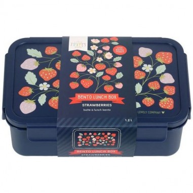 Boite à lunch bento fraises - A Little Lovely Company - Boîtes Alimentaires