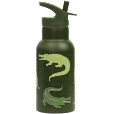 Gourde métal crocodiles - A Little Lovely Company - Gourdes