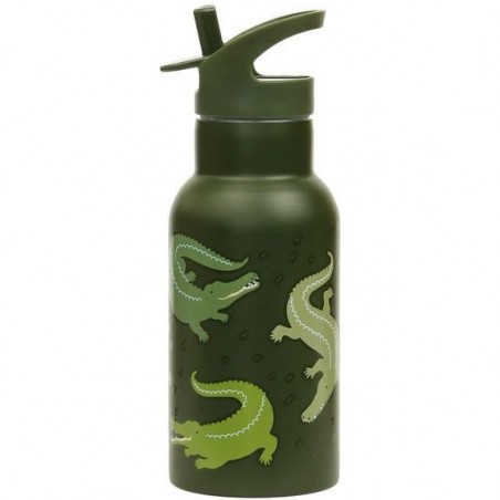 Gourde métal crocodiles - A Little Lovely Company - Gourdes