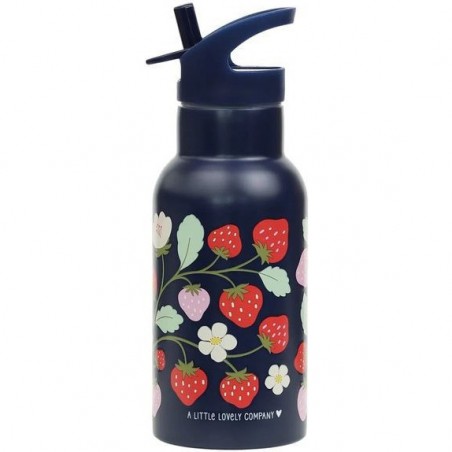 Gourde métal fraises - A Little Lovely Company - Gourdes