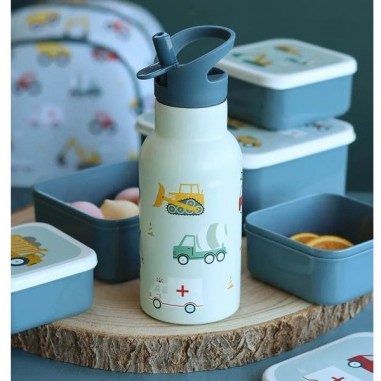 Gourde métal véhicules - A Little Lovely Company - Gourdes