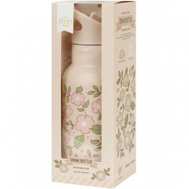 Gourde métal Blossoms pink - A Little Lovely Company - Gourdes