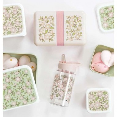 Boite à lunch Blossoms pink - A Little Lovely Company - Accessoire enfant - Boîtes Alimentaires