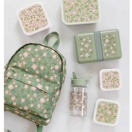 Boite à lunch Blossoms sage - A Little Lovely Company - Accessoire enfant - Boîtes Alimentaires