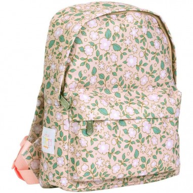 Petit sac à dos Fleurs - rose - A Little Lovely Company