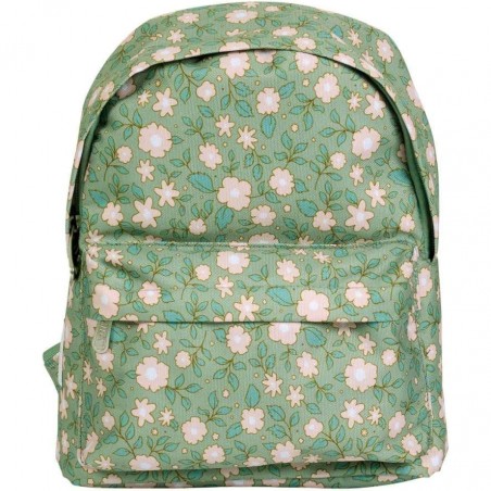 Petit sac à dos Blossoms sage - A Little Lovely Company