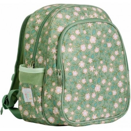 Sac à dos isotherme Blossoms sage - A Little Lovely Company