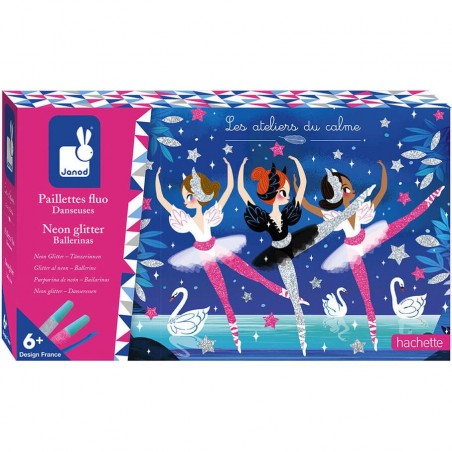 Coffret paillettes fluo Danseuses - Janod