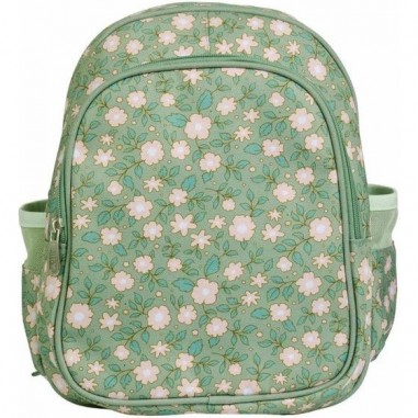 Sac à dos isotherme Blossoms sage - A Little Lovely Company