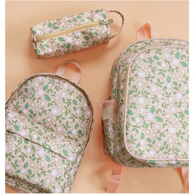 Sac à dos isotherme Blossoms pink - A Little Lovely Company