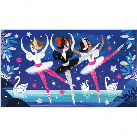 Coffret paillettes fluo Danseuses - Janod