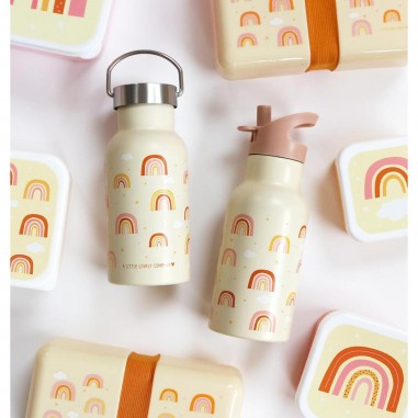 Gourde métal Rainbows - A Little Lovely Company - Gourdes