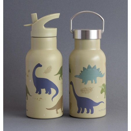 Gourde métal Dinosaures - A Little Lovely Company - Gourdes