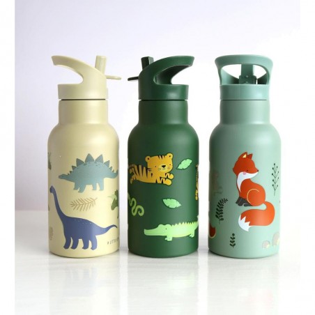 Gourde métal Dinosaures - A Little Lovely Company - Gourdes