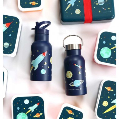 Gourde métal Espace - A Little Lovely Company - Gourdes