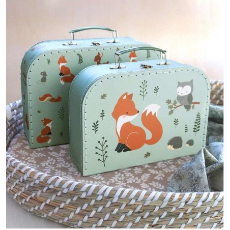 Set de valises amis de la forêt - A Little Lovely Company - Valisettes