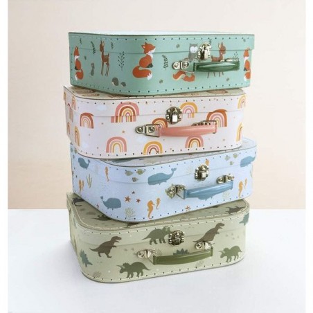 Set de valises amis de la forêt - A Little Lovely Company - Valisettes