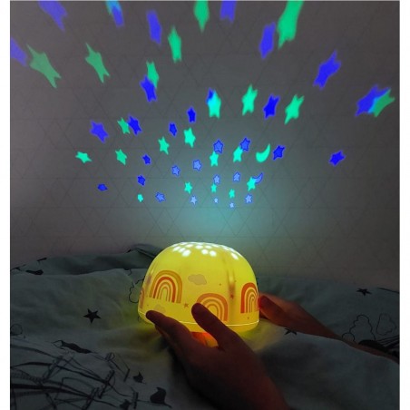 Projecteur d'étoiles arc en ciel - A Little Lovely Company - Veilleuses