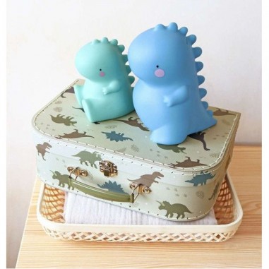 Set de valises Dinosaures - A Little Lovely Company - Valisettes