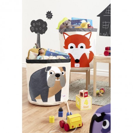 Sac à jouets bulldog - 3 Sprouts