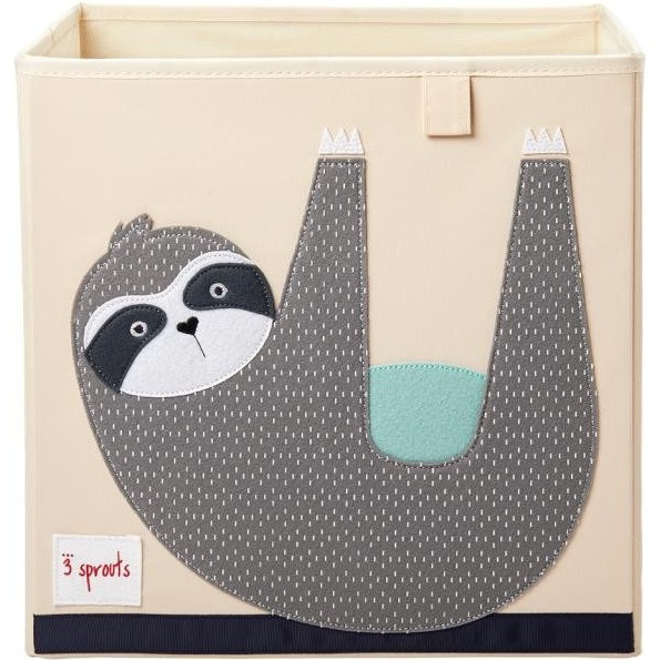 3 Sprouts Cube de rangement jouets paresseux