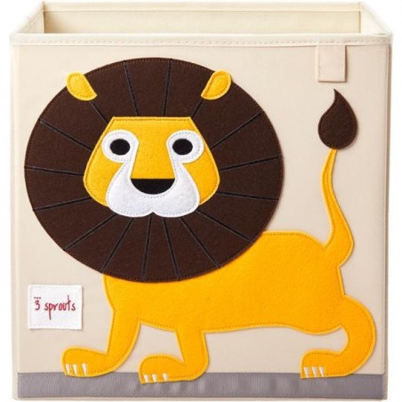 Cube de rangement jouets lion - 3 Sprouts