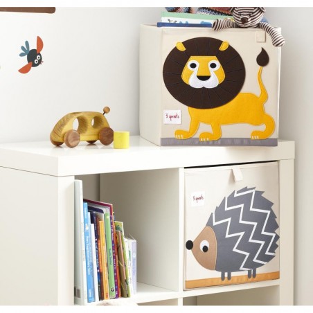 Cube de rangement jouets lion - 3 Sprouts