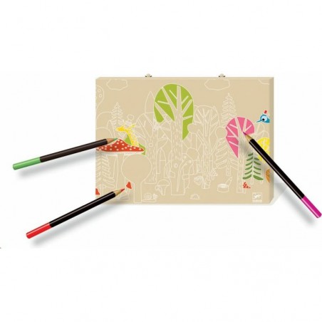 Grande boite de coloriage - Djeco