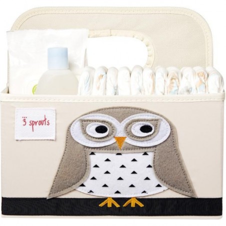 Petit panier de rangement chouette - 3 Sprouts